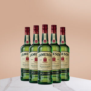 מארז 5 בקבוקי וויסקי Jameson